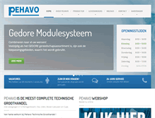 Tablet Screenshot of pehavo.nl